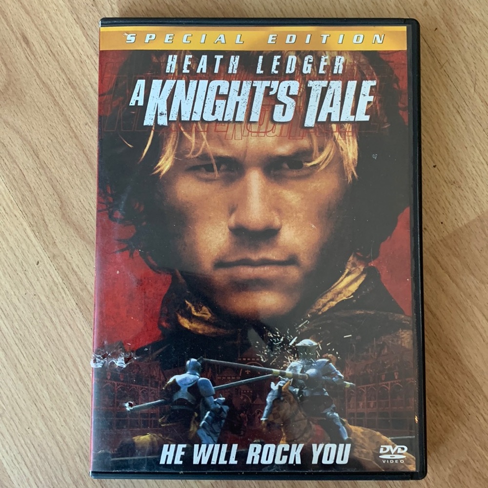 A Knights Tale Special Edition DVD with Heath Ledger